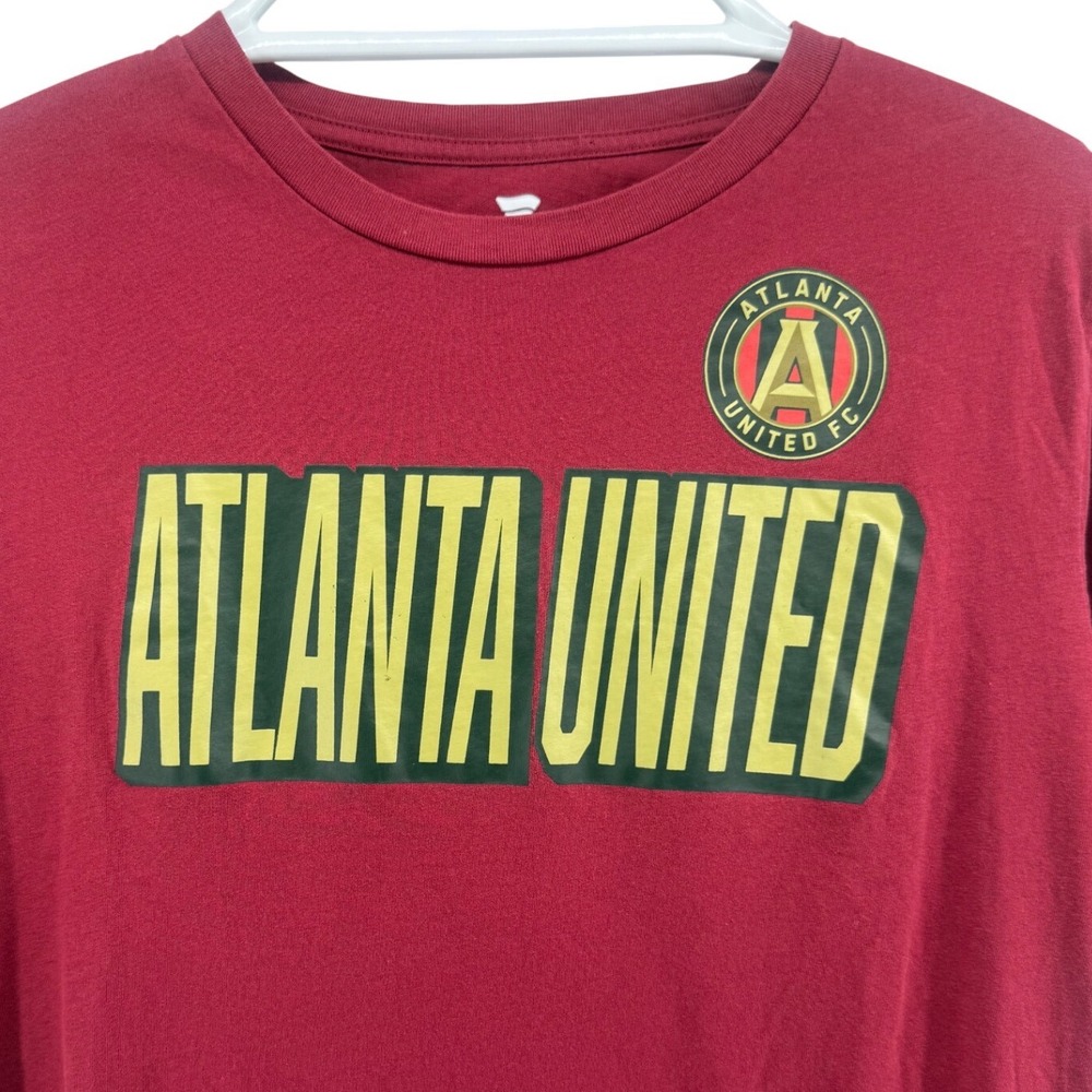 Atlanta United FC Fanatics Short Sleeve T Shirt Mens Medium Red Soccer